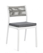 Bizzotto - SEDIA C-C ALVIN BIANCO/GRIGIO CHIARO