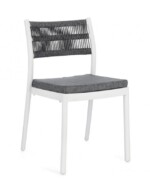 Bizzotto - SEDIA C-C ALVIN BIANCO/GRIGIO SCURO