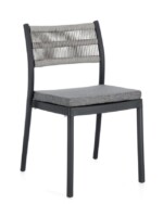 Bizzotto - SEDIA C-C ALVIN ANTRACITE/GRIGIO CHIARO
