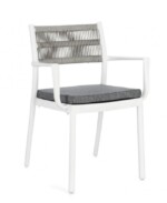 Bizzotto - SEDIA C-BR C-C ALVIN BIANCO/GRIGIO CH.