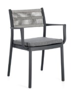 Bizzotto - SEDIA C-BR C-C ALVIN ANTRACITE/GRIGIO CH