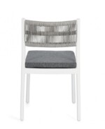 Bizzotto - SEDIA C-C ALVIN BIANCO/GRIGIO CHIARO - immagine 4