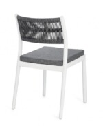 Bizzotto - SEDIA C-C ALVIN BIANCO/GRIGIO SCURO - immagine 2