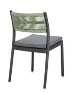 Bizzotto - SEDIA C-C ALVIN ANTRACITE/VERDE - immagine 2