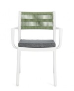 Bizzotto - SEDIA C-BR C-C ALVIN BIANCO/VERDE - immagine 3