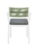 Bizzotto - SEDIA C-BR C-C ALVIN BIANCO/VERDE - immagine 4