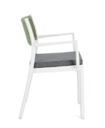 Bizzotto - SEDIA C-BR C-C ALVIN BIANCO/VERDE - immagine 5