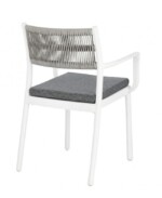 Bizzotto - SEDIA C-BR C-C ALVIN BIANCO/GRIGIO CH. - immagine 2