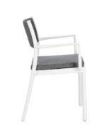 Bizzotto - SEDIA C-BR C-C ALVIN BIANCO/GRIGIO SCURO - immagine 5