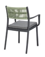 Bizzotto - SEDIA C-BR C-C ALVIN ANTRACITE/VERDE - immagine 2