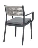 Bizzotto - SEDIA C-BR C-C ALVIN ANTRACITE/GRIGIO CH - immagine 2
