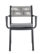 Bizzotto - SEDIA C-BR C-C ALVIN ANTRACITE/GRIGIO CH - immagine 3