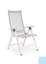 Bizzotto - POLTRONA RECLINABILE CRUISE BIANCO GK50