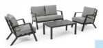 Bizzotto - SET4 SALOTTO C-C HARLEY ANTRACITE YK13
