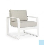 Bizzotto - POLTRONA C-C MERRIGAN BIANCO YK11