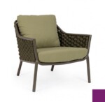 Homemotion - POLTRONA C-C EVERLY OLIV QS24