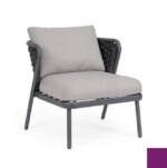 Homemotion - POLTRONA C-C HARLOW ANTRAC QS22/GRAPHITE