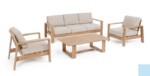 Bizzotto - SET4 SALOTTO C-C BALTIC NATURALE