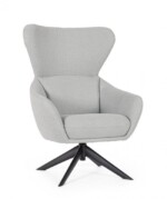 Bizzotto - POLTRONA GIREVOLE HAILEY GRIGIO