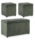 Yes - SET3 PANCHINA-2POUF CONT. DYLAN VERDE