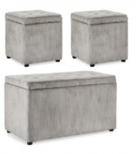 Yes - SET3 PANCHINA-2POUF CONT. DYLAN GRIGIO
