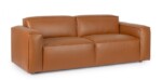 Homemotion - DIVANO 3P JOSEPH COGNAC