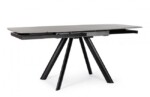 Bizzotto - TAVOLO ALL. RAILI 119.5/180X85 NERO/GRIG