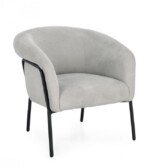 Bizzotto - POLTRONA CAMILA GRIGIO CHIARO