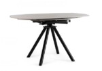 Bizzotto - TAVOLO ALL.RAUNI D87/135 NERO/GRIG.CHIAR - immagine 2