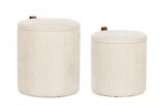 Bizzotto - SET2 POUF CONTENITORE KATIA NAT
