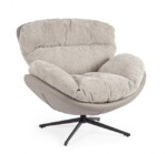 Bizzotto - POLTRONA ADINDA GRIGIO SCURO/TORTORA
