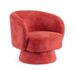 Bizzotto - POLTRONA GIREVOLE JULIENNE CHERRY