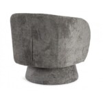 Bizzotto - POLTRONA GIREVOLE JULIENNE GRIGIO SCURO - immagine 2
