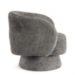 Bizzotto - POLTRONA GIREVOLE JULIENNE GRIGIO SCURO - immagine 5