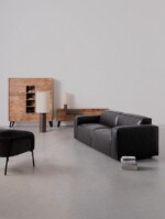 Homemotion - DIVANO 3P JOSEPH NERO - immagine 5