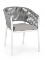 Homemotion - SEDIA C-BR C-C FLORENCIA BIANCO WG20 - immagine 6