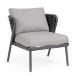 Homemotion - POLTRONA C-C HARLOW ANTRAC QS22/GRAPHITE - immagine 6
