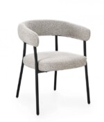 Bizzotto - SEDIA C-BR GIAELE NERO/TORTORA - immagine 2