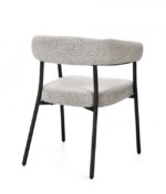 Bizzotto - SEDIA C-BR GIAELE NERO/TORTORA - immagine 3