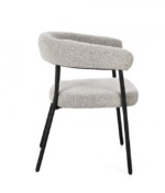 Bizzotto - SEDIA C-BR GIAELE NERO/TORTORA - immagine 6