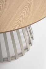 Bizzotto - TAVOLO CILLIAN D120 WARM GREY/NATURAL - immagine 2