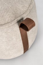 Bizzotto - POUF ANILA GRIGIO CHIARO - immagine 2