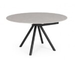 Bizzotto - TAVOLO ALL.RAUNI D87/135 NERO/GRIG.CHIAR - immagine 6