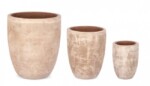 Bizzotto - SET3 P.VASO MINH SVAS TERRACOTTA BRUNITA - immagine 6