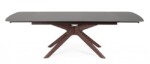 Homemotion - TAVOLO AL.MARITTA 170/250X90 NOCE/GRIGIO - immagine 8