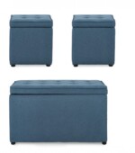 Yes - SET3 PANCHINA-2POUF CONT. DERRICK BLU - immagine 3