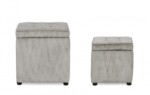 Yes - SET2 POUF CONT. DYLAN GRIGIO - immagine 3