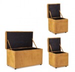Yes - SET3 PANCHINA-2POUF CONT. DYLAN OCRA - immagine 5