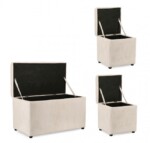 Yes - SET3 PANCHINA-2POUF CONT. DYLAN BIANCO - immagine 5