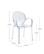 Bizzotto - SEDIA C-BR CAMILLA TRASP - immagine 11